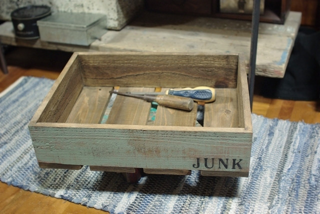 アンティーク　木箱　2個　シャビー 杉　無垢材　古材　ウッドボックス アンティーク 木箱 2個 シャビー 杉 無垢材 古材 ウッドボックス