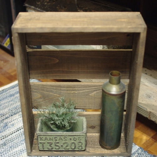 木箱 アンティークボックス シャビー古材テイスト 収納 その他