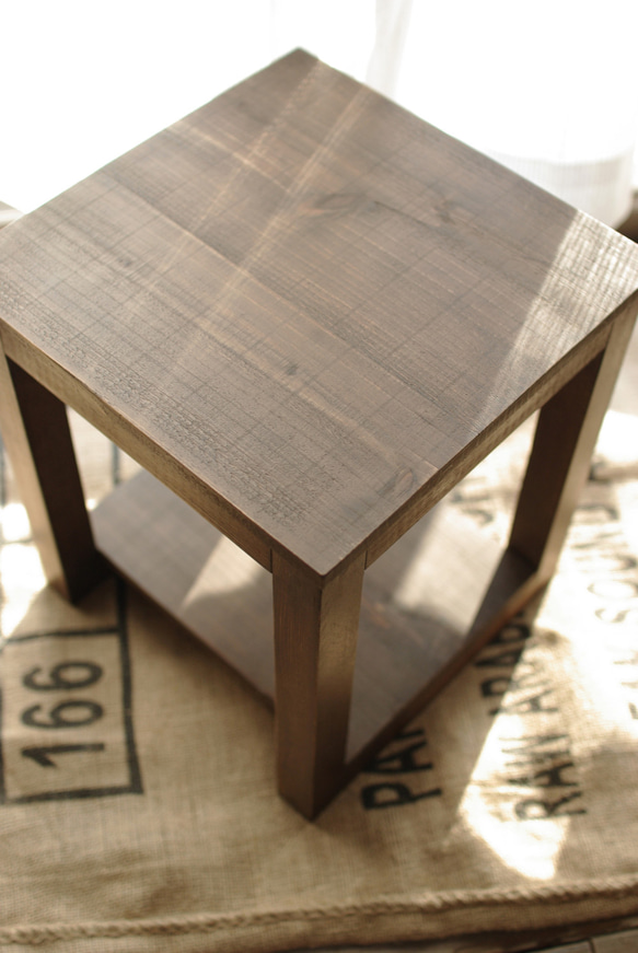 カフェテーブル サイドテーブル アンティークテイスト スツール 4枚目の画像