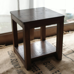 カフェテーブル サイドテーブル アンティークテイスト スツール 7枚目の画像