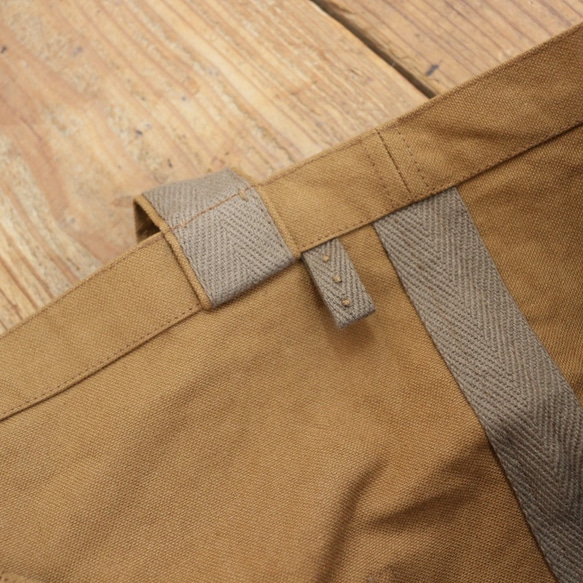 A4縦・ﾍﾟｯﾄﾎﾞﾄﾙが入る帆布ﾄｰﾄ  : ｼﾅﾓﾝ: 5枚目の画像