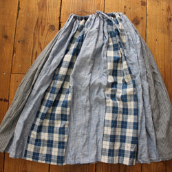 linen skirt　：Kölsch antiquelinen： 2枚目の画像