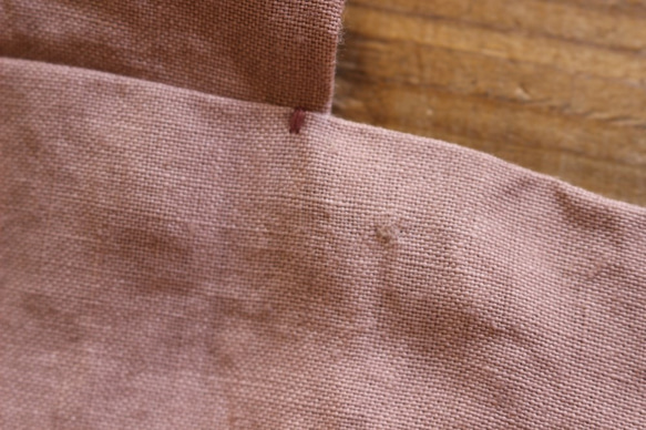 【SALE】linen reversible bag：pink： 10枚目の画像