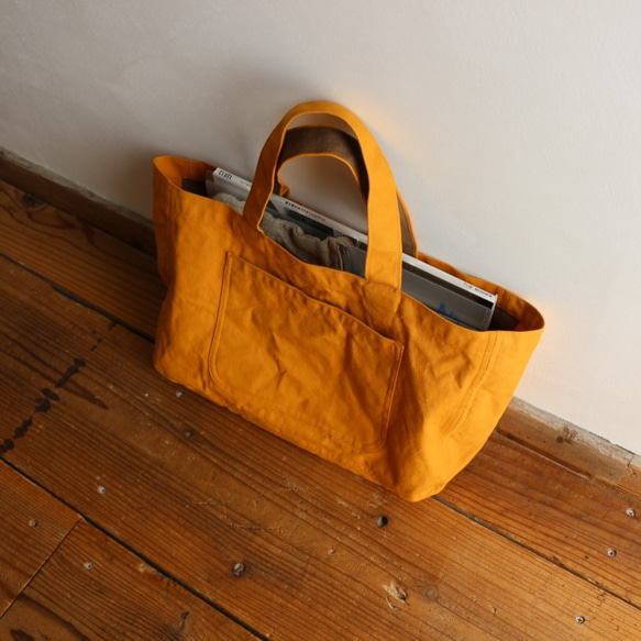 A4・洗える帆布ﾄｰﾄ : ﾏｽﾀｰﾄﾞ : 3枚目の画像