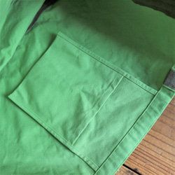 【50％OFF】A3帆布手提袋：黃綠色： 第7張的照片