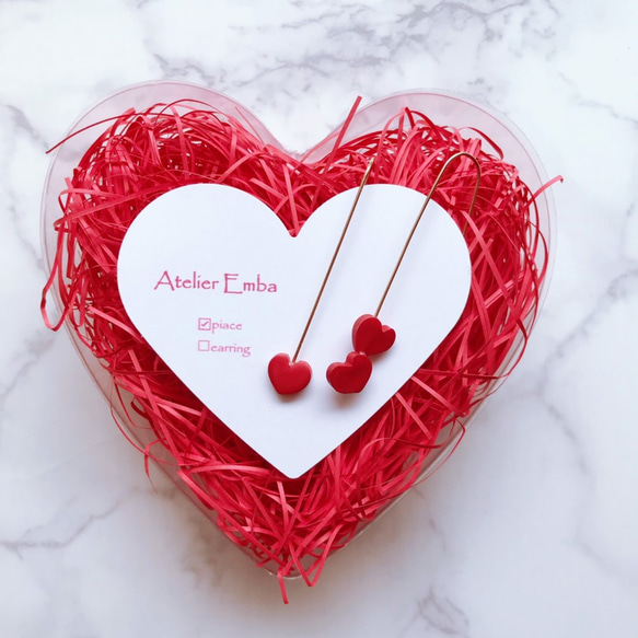 アクセサリー台紙 ハート 台紙 オーダーメイド 30枚 文字入れ 名入れ  