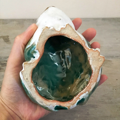 陶器の巨大アマガエル その他置物 みのやん 通販 6615476｜Creema