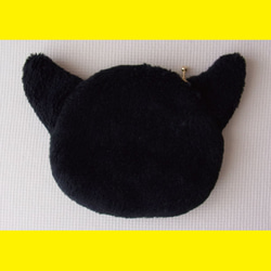 おすましネコポーチ☆黒猫のベンジャミン 2枚目の画像