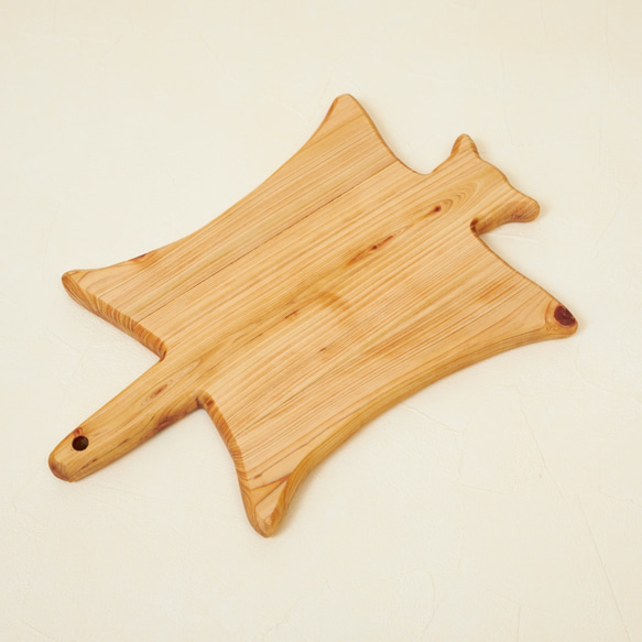 【無料保証】ひのきのフクモモカッティングボード 1枚目の画像