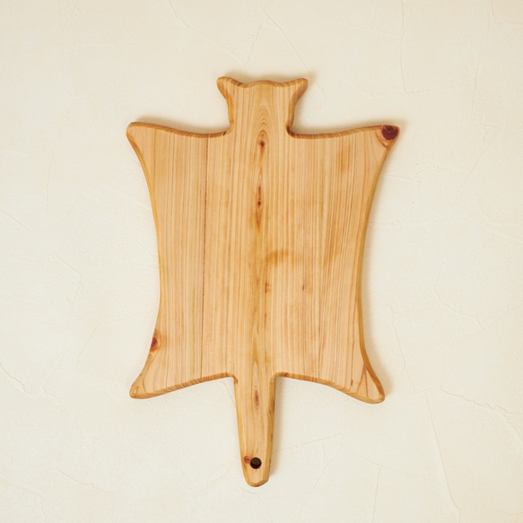 【無料保証】ひのきのフクモモカッティングボード 2枚目の画像