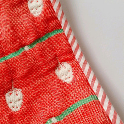 【大人気再販】やまもりいちごの 6重織りガーゼケット（お昼寝サイズ） 2枚目の画像