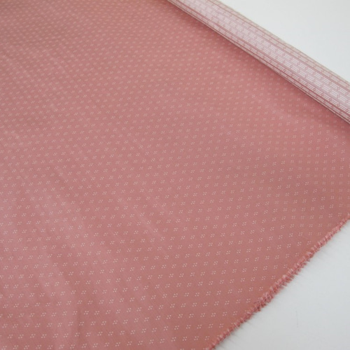 希少　ピンクシルクシェード10号 シルク生地 ダイヤ柄 GA750 (コーラルピンク）ジャガード織り