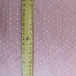 シルク生地　ダイヤ柄　GA７５０ (コーラルピンク）ジャガード織り 4枚目の画像