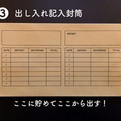 選べる封筒貯金5枚セット・追加１枚１００円 5枚目の画像