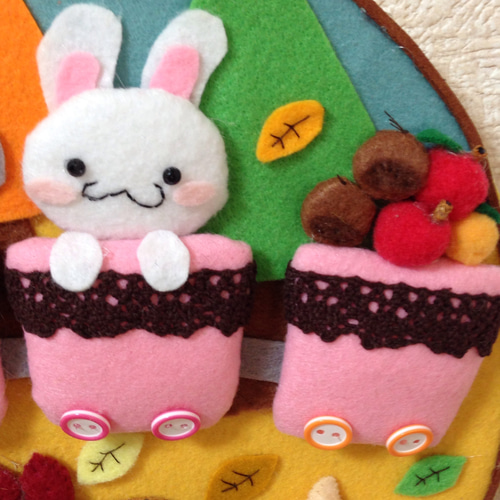 ＊かおりん＊ ☆ 掛軸☆ハンドメイド リース オーダー フェルト かおりん＊様専用 ☆ 掛軸☆ハンドメイド リース オーダー フェルト