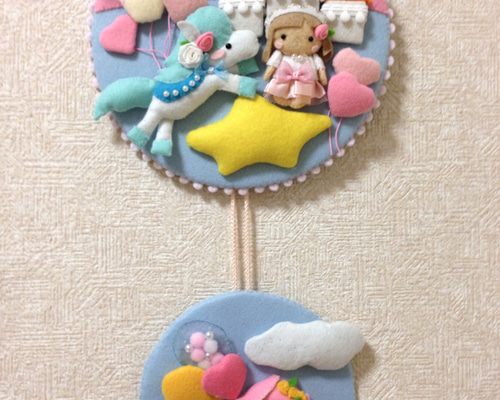 70's ☆ユニコーン☆ フェルトタペストリーコットン100 Turkey 美品 0_6b1e206fd4d7237db0e9e09c6232