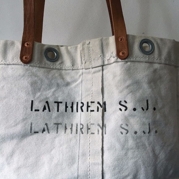 40's USN アメリカ海軍ヴィンテージキャンバストートバッグINDBNP_0381