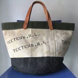 40's USN military canvas remake tote bag IND_576 第1張的照片