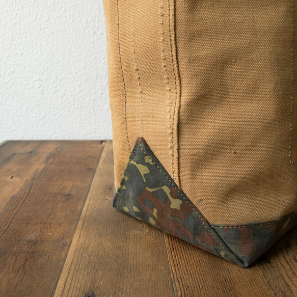 Vintage Royal Navy canvas remake tote bag711 第4張的照片