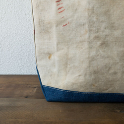 40’s or 50’s USN vintage canvas remake open top tote IND723 第3張的照片