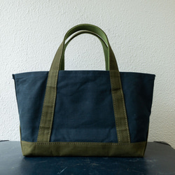 18oz Army Duck Canvas bio wash small tote bag749 第1張的照片