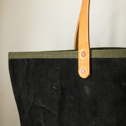 VTG Royal Navy(UK) canvas rebuild round bottom bag754 第4張的照片