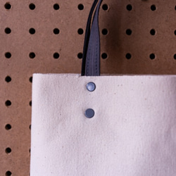 岡山市9號帆布模具“ Z”簡單袋IND0847，帶有可愛的彩色嵌縫 第3張的照片