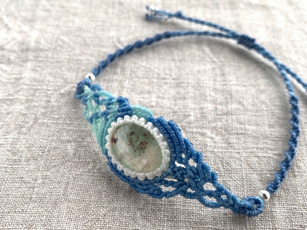 アクアプレーズ〜装飾フレーム・マクラメブレスレット〜no.12006