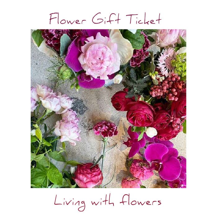 Flower Gift Ticket～10,000円花瓶＆花付き3回セット～Grand