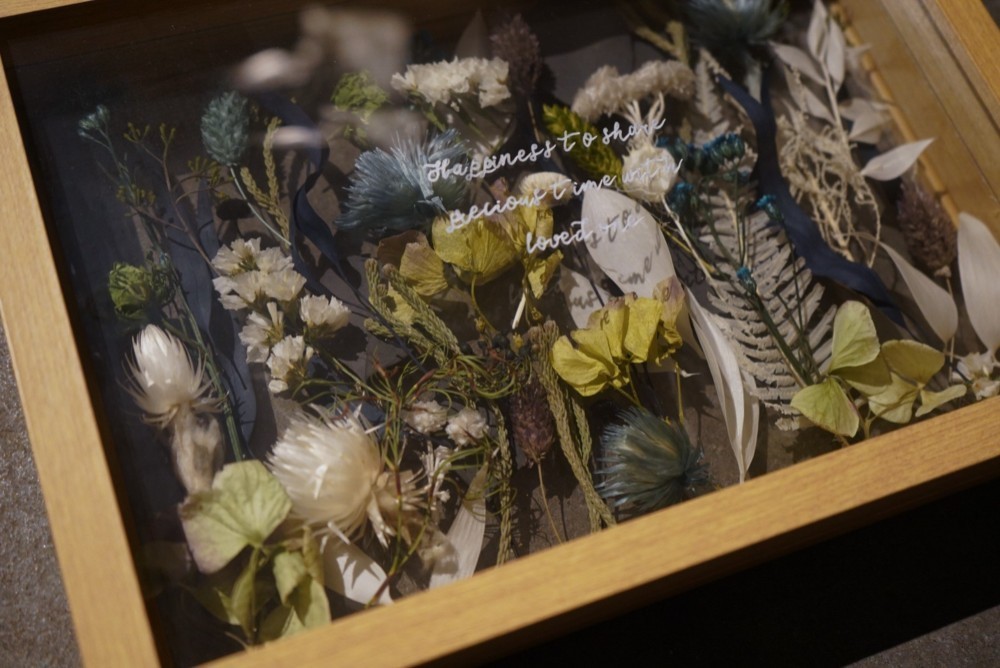 結婚証明書 31〜70名様分 長方形 ドライフラワー付き スクエア マグネット式 19,950円