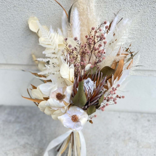 ドライフラワー ブーケ・ブートニア セット 【公式通販】