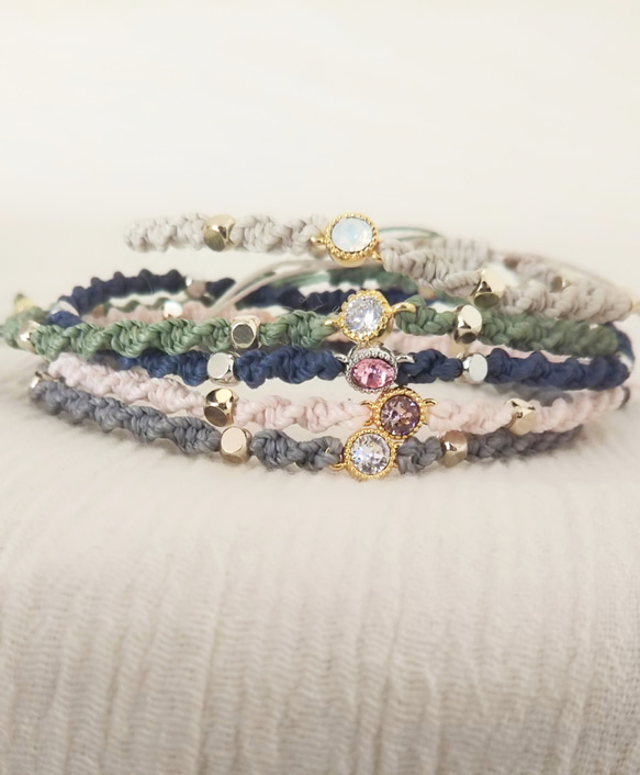 『オリジナルのアンクレットを　〜little jewelry   Anklet〜』 3枚目の画像