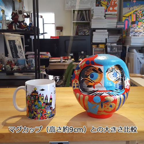 だるま大師　青銅製彩色 だるま大師 青銅製彩色 （アートだるまカラー 