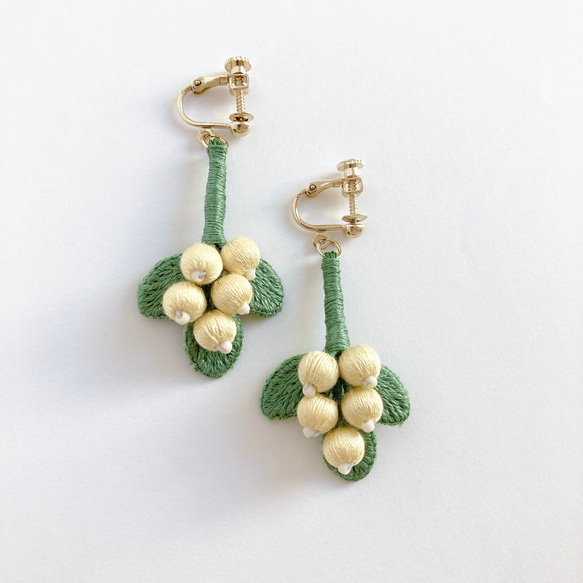 plant earring（ミモザ） 2枚目の画像