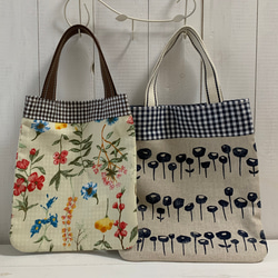 ご予約のお客様専用＊making.happy.flower様＊ちょっとそこまで おでかけトート他２点 1枚目の画像