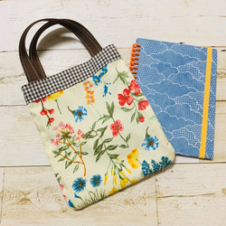 ご予約のお客様専用＊making.happy.flower様＊ちょっとそこまで おでかけトート他２点 6枚目の画像