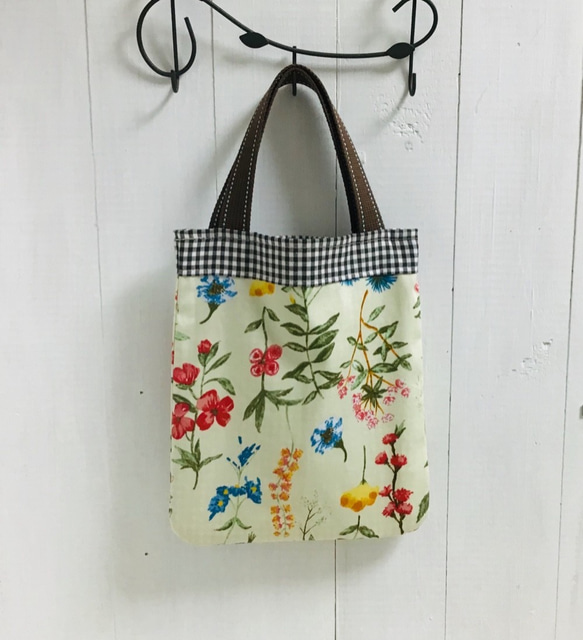 ご予約のお客様専用＊making.happy.flower様＊ちょっとそこまで おでかけトート他２点 7枚目の画像