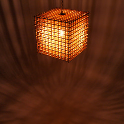 桧のペンダントライト sphere/cube #001 2枚目の画像