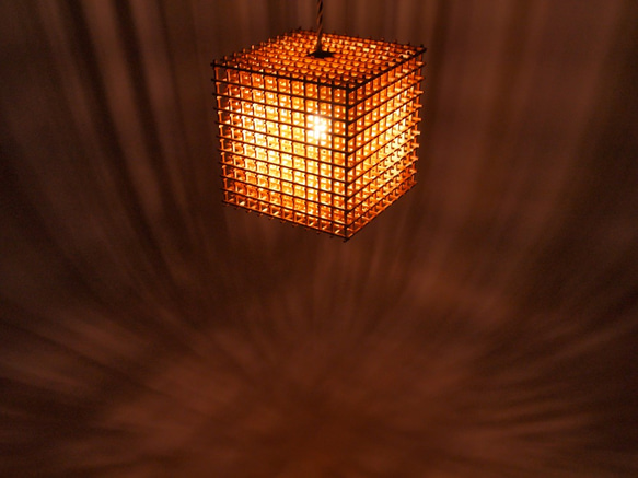 桧のペンダントライト sphere/cube #001 2枚目の画像