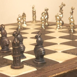 【送料無料 】チェス ナイトの駒のペンダントトップ 4枚目の画像