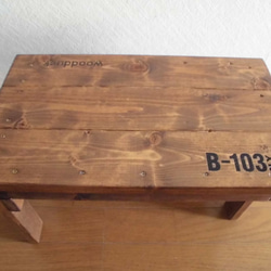 木製折り畳みテーブル 2枚目の画像