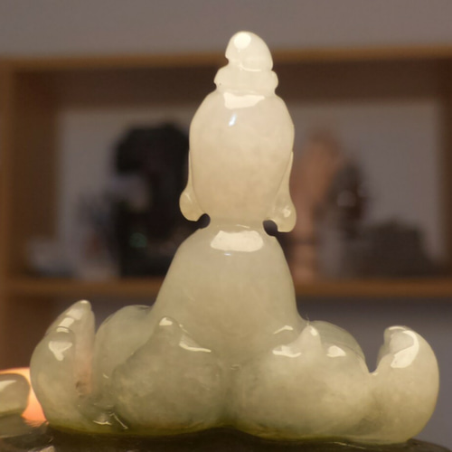 本翡翠　悟道　無相仏 本翡翠 悟道 無相仏 彫刻 TheMabelUp 通販 7378974｜Creema