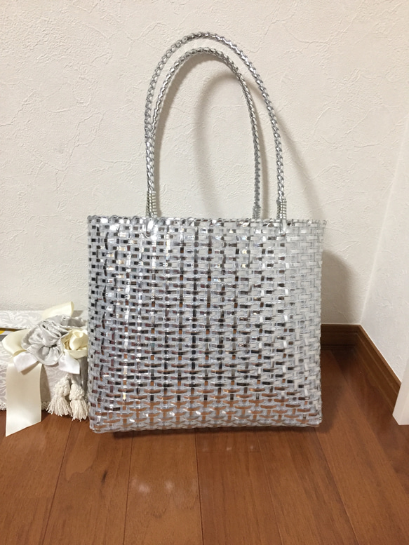 受注作品)coquette.715スモールトート✨ トートバッグ fiori_nastro