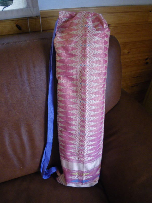 ヨガマットケース　ロンボク織り 1枚目の画像