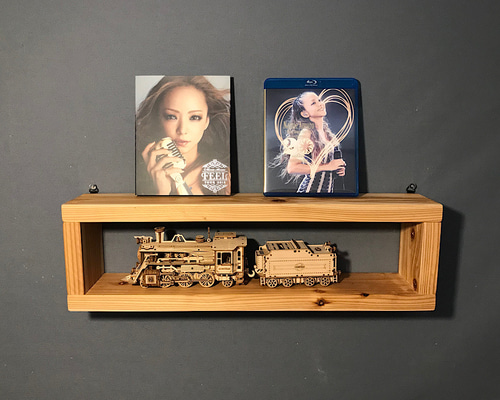 【送料無料】 ウォールシェルフ ロの字 150cm スギ 送料無料】 ウォールシェルフ ロの字 150cm スギ | TanoMake