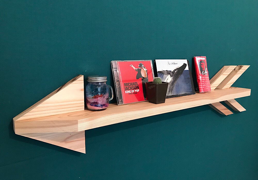 【送料無料】 ウォールシェルフ ユミヤ ナチュラル