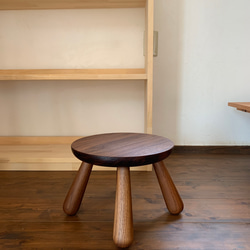 こどもスツール　子供椅子　子ども　スツールΦ270【受注製作品】 3枚目の画像