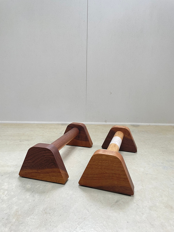 【受注製作品】木製プッシュアップバー　筋トレ　倒立バー 11枚目の画像