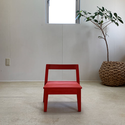 子供椅子〜赤色 2枚目の画像