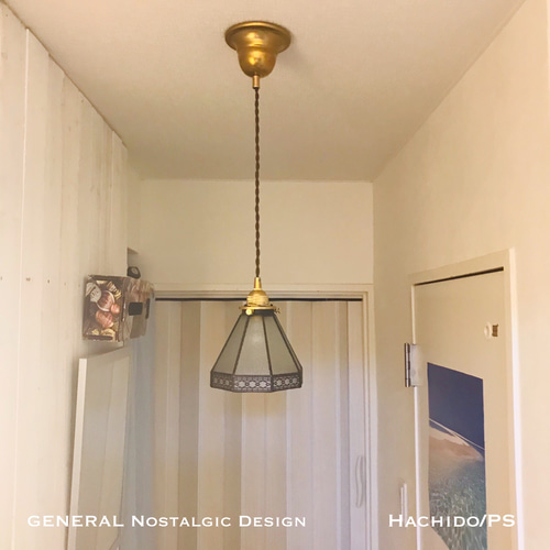 照明 ペンダントライト Hachi/PBG ハチ ステンドグラス ランプシェード